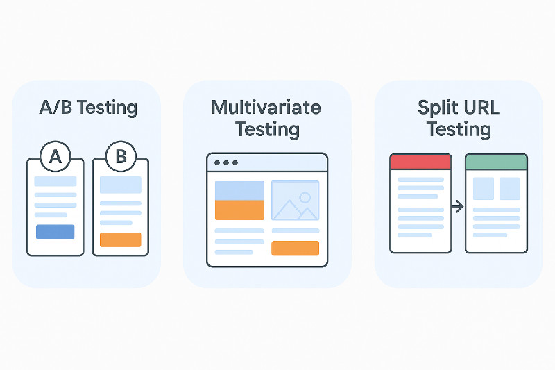 A/B Testing vs. Multivariate Testing vs. Split URL Testing