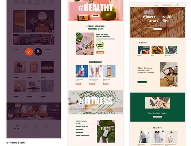 Select a premade WordPress theme template in SeedProd