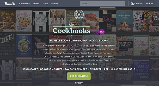 Facebook ad landing page