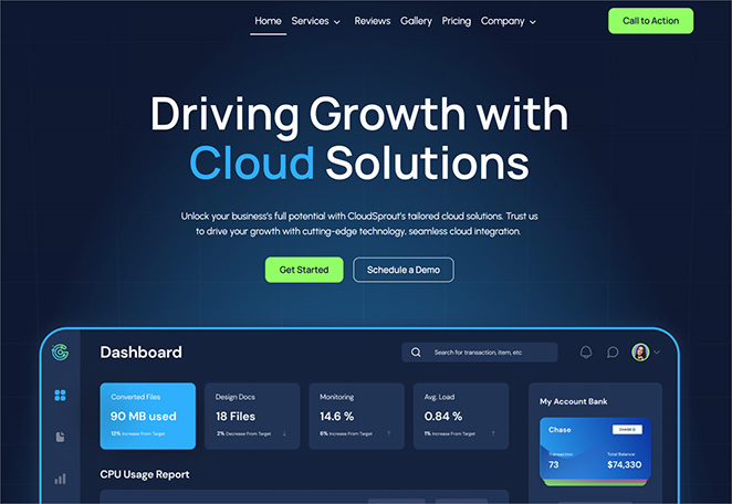 Kadence multipurpose WordPress theme with clean design and fast loading