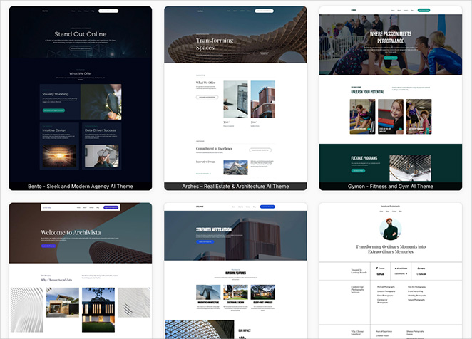 new-industry-specific-WordPress-themes - SeedProd New industry specific WordPress themes in SeedProd