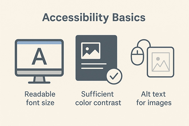 mistakes building WordPress sites - ignoring Website Accessibility Basics