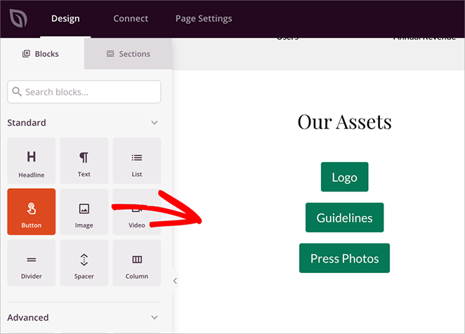 Adding brand asset download buttons to the media kit page