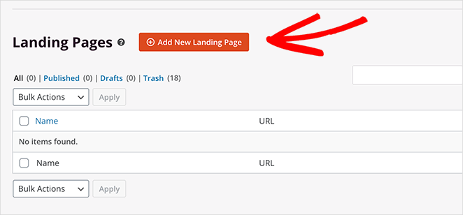 SeedProd interface showing how to add a new custom cart page in WordPress