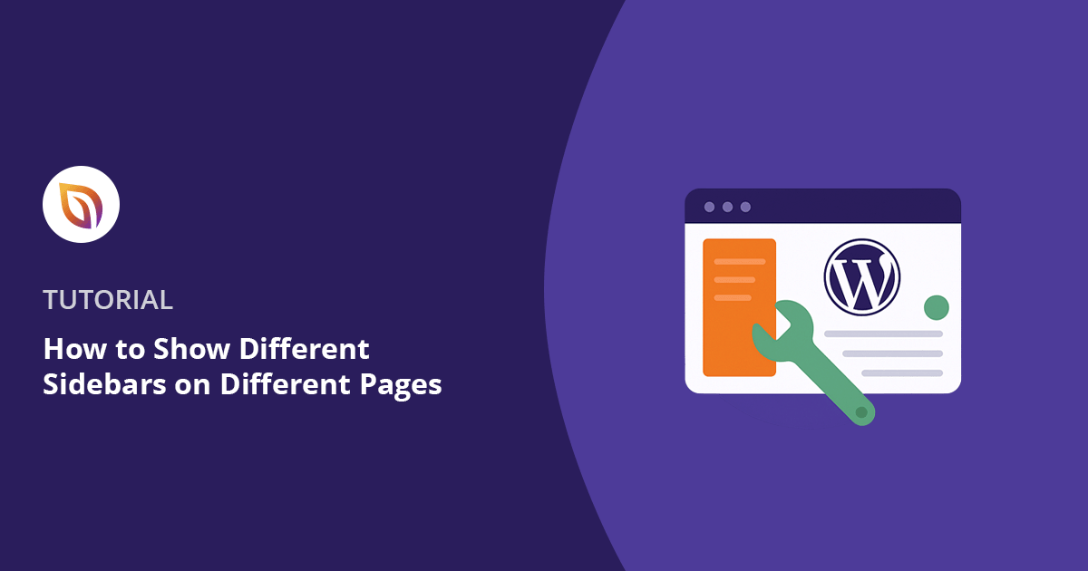 different sidebar for different pages wordpress