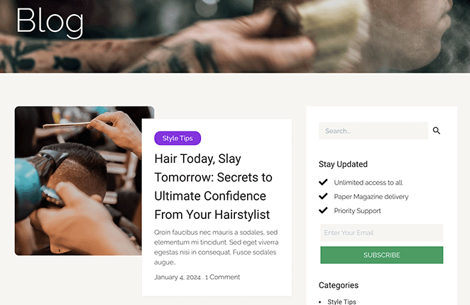 example-how-to-change-blog-layout-in-WordPress-using-seedprod - SeedProd Final example of how to change blog layout in WordPress with SeedProd