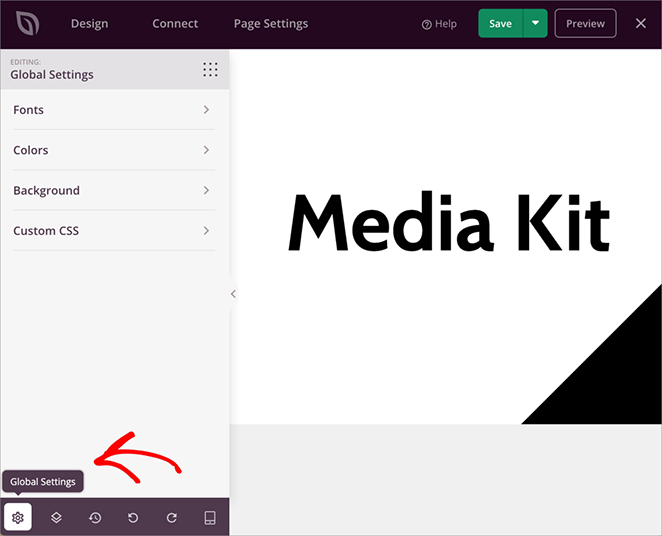 Accessing SeedProd's global settings