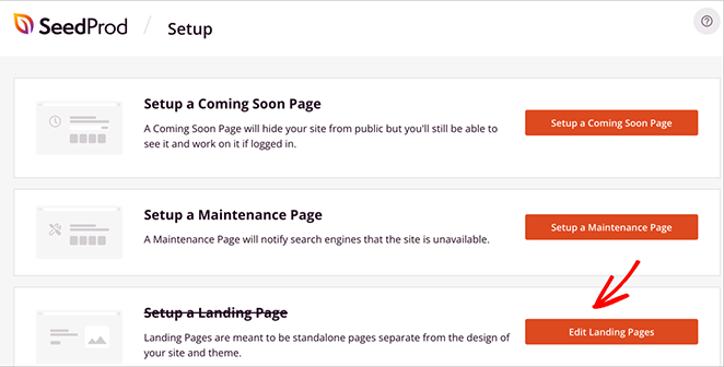 Edit your free WordPress landing page in SeedProd builder