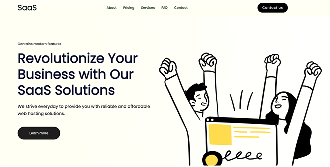 Sydney multipurpose WordPress theme with business-style homepage