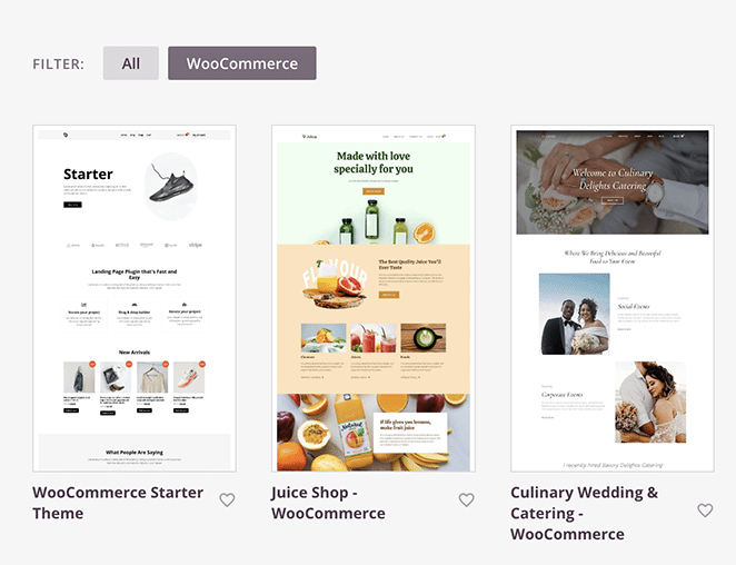 SeedProd WooCommerce templates for online stores